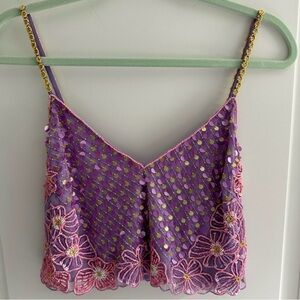 MAJORELLE Naya Beaded Top